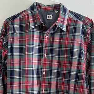 Uniqlo Men’s Plaid Button Down Shirt Large